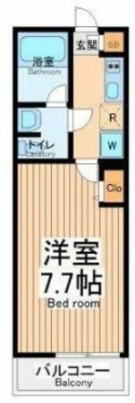 セレコート南林間の物件間取画像
